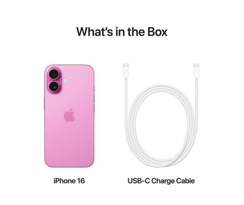Apple iPhone 16, 128 GB, roosa - Nutitelefon