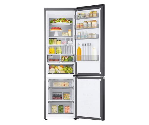 Samsung, NoFrost, 390 L, 203 cm, matt must - Külmik