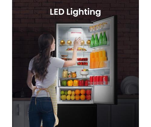 Hisense, NoFrost 336 L, kõrgus 201 cm, hall - Külmik