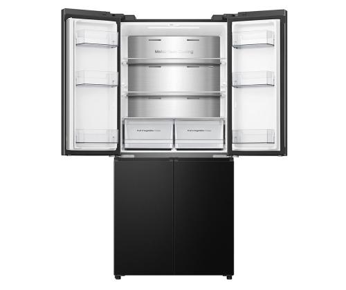 Hisense, Cross Door, No Frost, 483 L, kõrgus 179 cm, must - SBS-Külmik