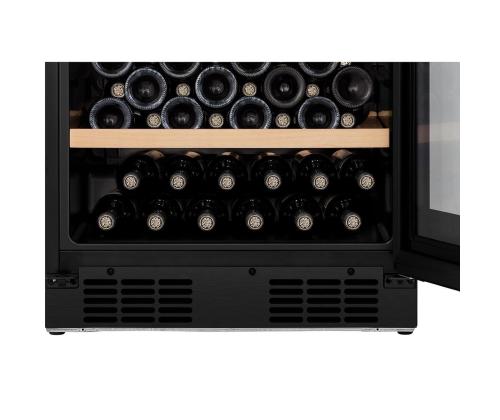 Hisense, 108 pudelit, kõrgus 127 cm, must - Veinikülmik