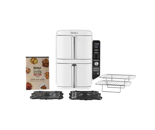 Ninja Double Stack XL 9.5L, 2470 W, valge - Kuumaõhufritüür
