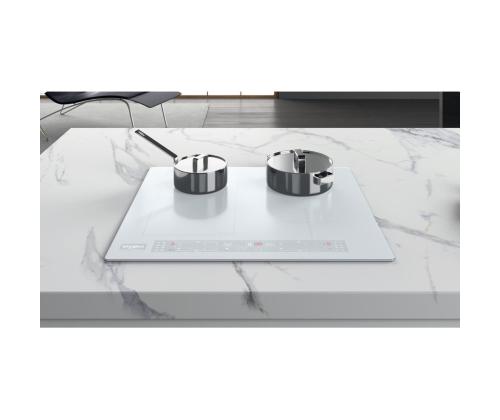 Whirlpool, laius 59 cm, raamita, valge - Integreeritav induktsioonpliidiplaat