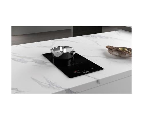 Whirlpool, laius 28,4 cm, raamita, must - Integreeritav induktsioonpliidiplaat