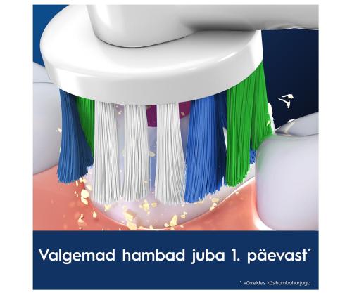 Braun Oral-B Pro 3D White, 2 tk, valge - Varuharjad