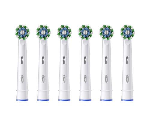 Braun Oral-B Cross Action Pro, 6 tk, valge - Varuharjad