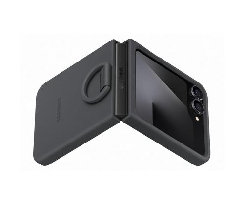 Samsung Silicone case, Galaxy Flip7 FE, must - Silikoonümbris