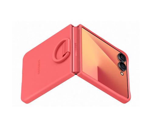 Samsung Silicone case, Galaxy Flip7, punane - Silikoonümbris
