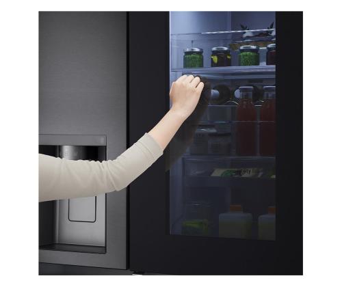 LG, InstaView, vee- ja jääautomaat veepaagiga, 635 L, kõrgus 179 cm, must - SBS-külmik