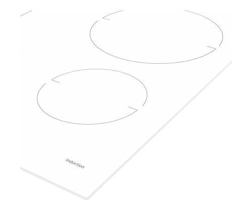 Beko, laius 58 cm, valge - Integreeritav induktsioonpliidiplaat