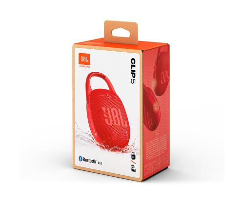 JBL Clip 5, punane - Kaasaskantav juhtmevaba kõlar