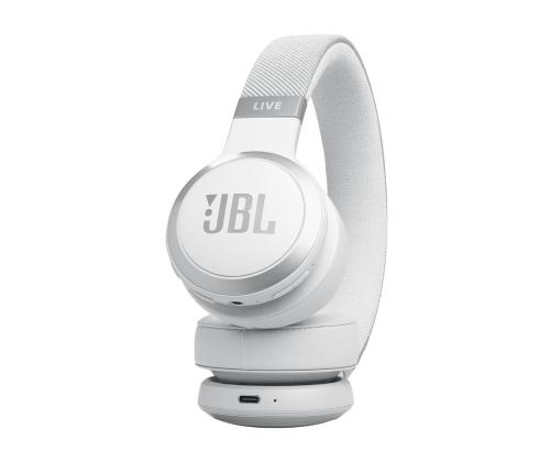 JBL Live 670NC, adaptiivne mürasummutus, valge - Juhtmevabad kõrvapealsed kõrvaklapid