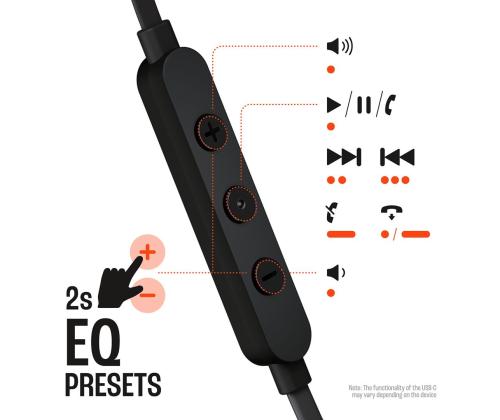 JBL Tune 310C USB-C, kõrvasisesed, must - Juhtmega kõrvaklapid