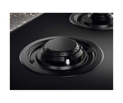 Electrolux, laius 60 cm, must - Integreeritav induktsioon-gaasipliidiplaat