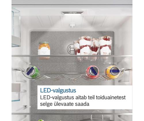 Bosch seeria 6, 319 L, kõrgus 178 cm - Integreeritav jahekapp