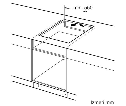 Bosch, Seeria 6, raamita, must - Integreeritav induktsioonpliidiplaat