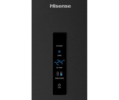 Hisense, NoFrost, 495 L, 200 cm, must - Külmik