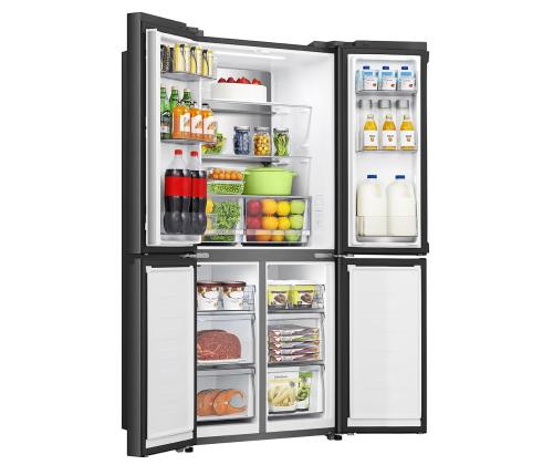 Hisense, Cross Door, No Frost, 483 L, kõrgus 179 cm, must - SBS-Külmik