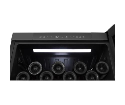 Hisense, 46 pudelit, kõrgus 82 cm, must - Veinikülmik