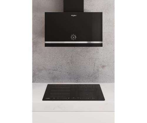 Whirlpool, 485 m³/h, laius 60 cm, must - Õhupuhasti