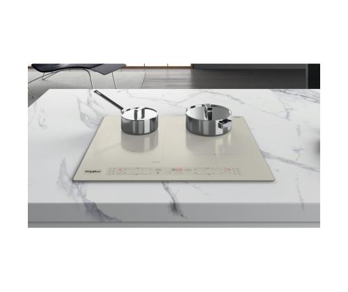 Whirlpool, laius 59 cm, raamita, beež - Integreeritav induktsioonpliidiplaat