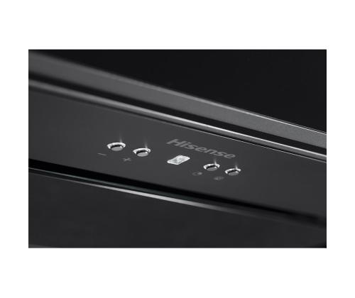 Hisense, 650 m³/h, laius 60 cm, must - Integreeritav õhupuhasti