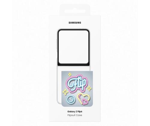 Samsung Flipsuit Case, Galaxy Flip6, läbipaistev - Silikoonümbris