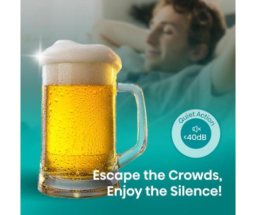 Hisense, 5 L, tumehall - Õlledispenser