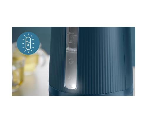 Philips 3000 Seeria, 1.7 L, sinine - Veekeetja
