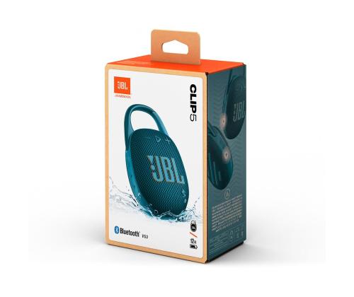 JBL Clip 5, sinine - Kaasaskantav juhtmevaba kõlar