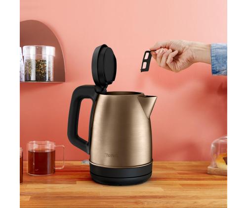 Tefal Coppertinto, 2400 W, vask/must - Veekeetja