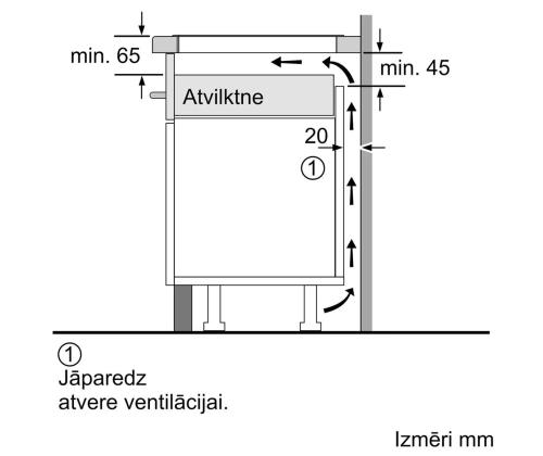 Bosch, Seeria 6, raamita, must - Integreeritav induktsioonpliidiplaat