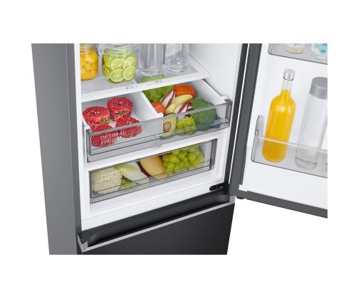 Samsung, NoFrost, 390 L, 203 cm, matt must - Külmik