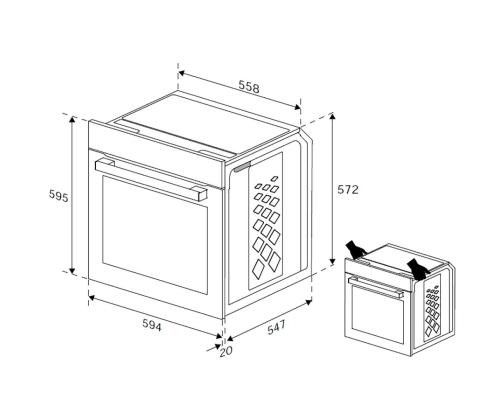 Beko, Beyond, katalüütiline tagasein, 72 L, valge - Integreeritav ahi