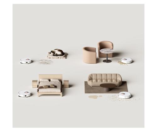 Xiaomi S20+, märg- ja kuivpuhastus, must - Robottolmuimeja