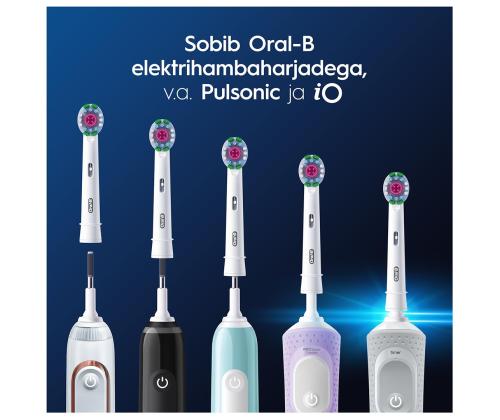 Braun Oral-B Pro 3D White, 2 tk, valge - Varuharjad