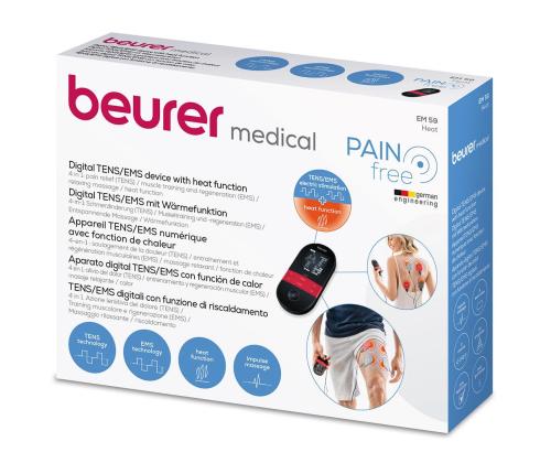 Beurer, soojendusega, must - Digitaalne TENS/EMS stimulaator