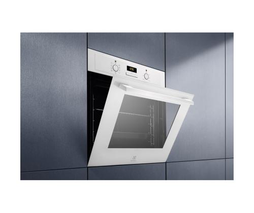 Electrolux, 8 funktsiooni, 65 L, valge - Integreeritav ahi