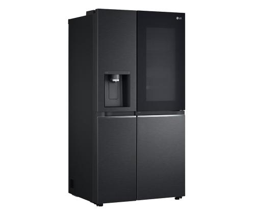 LG, InstaView, vee- ja jääautomaat veepaagiga, 635 L, kõrgus 179 cm, must - SBS-külmik
