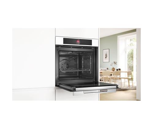 Bosch, Seeria 8, pürolüütiline puhastus, 71 L, valge - Integreeritav ahi