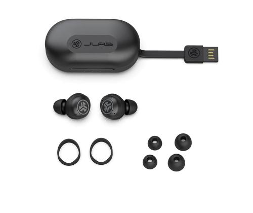 JLAB Jbuds Air Pro. must - Täisjuhtmevabad kõrvaklapid