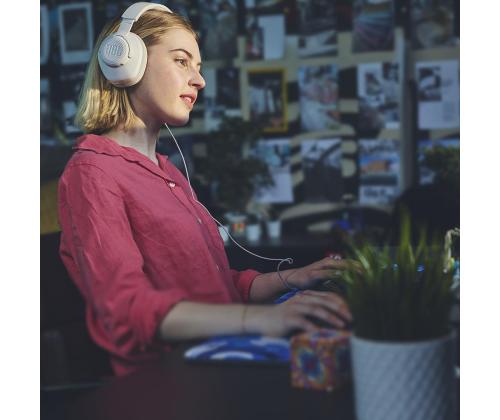 JBL Quantum 100M2, valge - Juhtmega peakomplekt