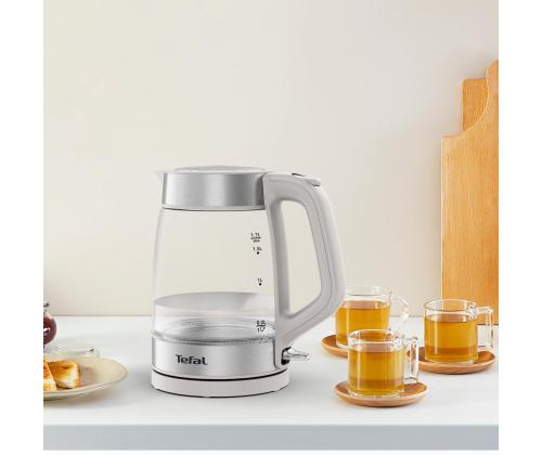 Tefal, 1.7 L, hall - Klaasist veekeetja