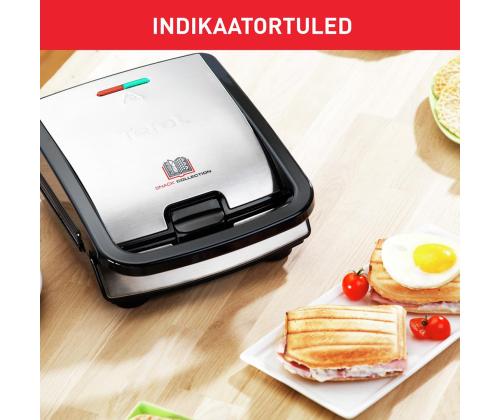 Tefal Snack Collection, 700 W, roostevaba teras - Võileivagrill vahetatavate plaatidega