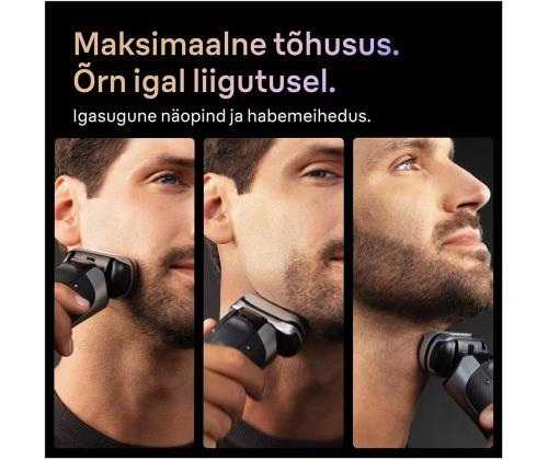 Braun Series 9 Pro+ Wet & Dry, 6-ühes SmartCare keskus ja PowerCase reisikarp, tumehall - Pardel