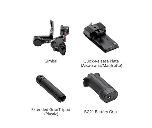 DJI RS 4 Gimbal Stabilizer, must - Kaamera stabilisaator