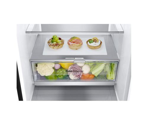 LG, NoFrost, 387 L, 203 cm, must - Külmik