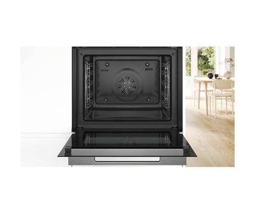 Bosch, Seeria 8, pürolüütiline puhastus, 71 L, must - Integreeritav ahi
