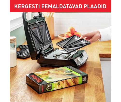 Tefal Snack Collection, 700 W, roostevaba teras - Võileivagrill vahetatavate plaatidega
