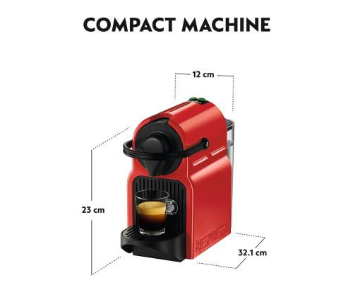 Krups Nespresso Inissia, punane - Kapselkohvimasin